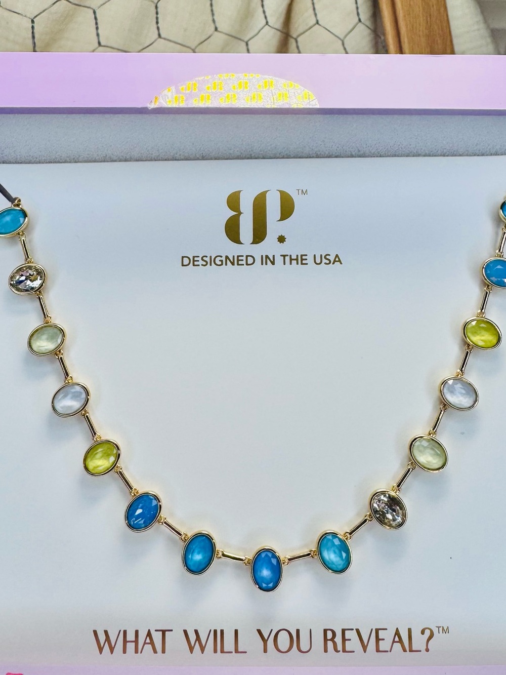 Bomb Party Summer Jewel Candy
Necklace - Take Flight- Capri Citrus